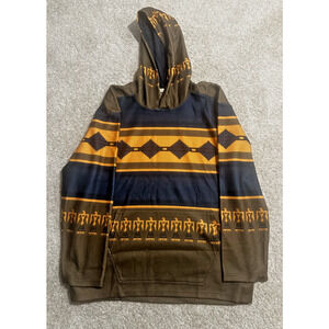 Domini International Hoodie Men’s XL Southwestern Aztec Thunderbird Pullover